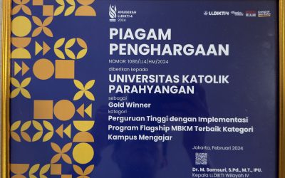 UNPAR Meraih Gold Winner Untuk MBKM Kampus Mengajar