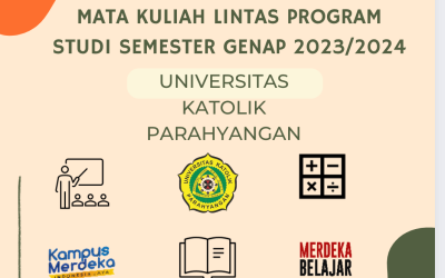 Mata Kuliah Lintas Prodi UNPAR Semester Genap 2023/2024
