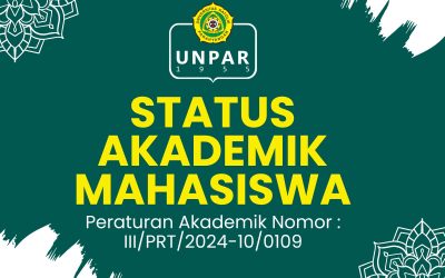 Status Akademik Mahasiswa. Peraturan Akademik Nomor : III/PRT/2024-10/0109